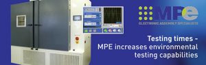 Testing times - MPE increases environmental testing capabilities